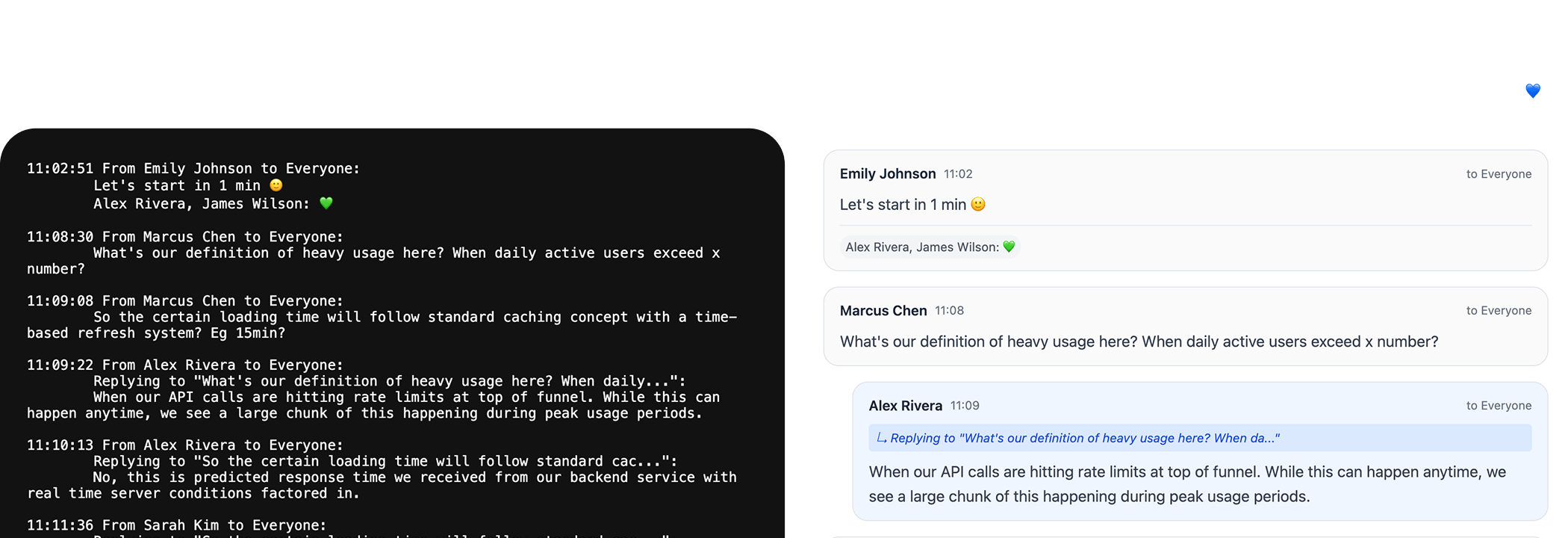 From this to this comparison